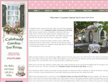 Tablet Screenshot of calabashgardentearoom.com